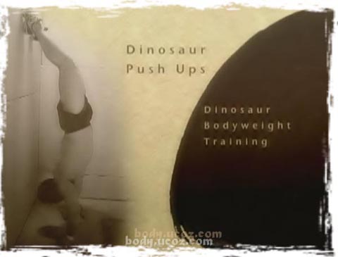 Dinosaur Pushups by Brooks Kubik